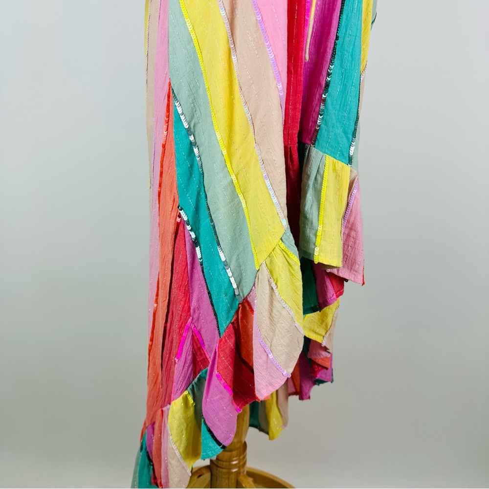 Sundress Deva Multi Stripe Sequin Resort Wear Sum… - image 8